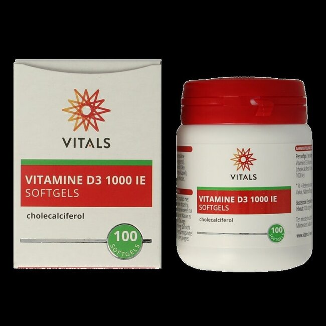 Vitamine D3 1000 UI 100 Capsules Molles