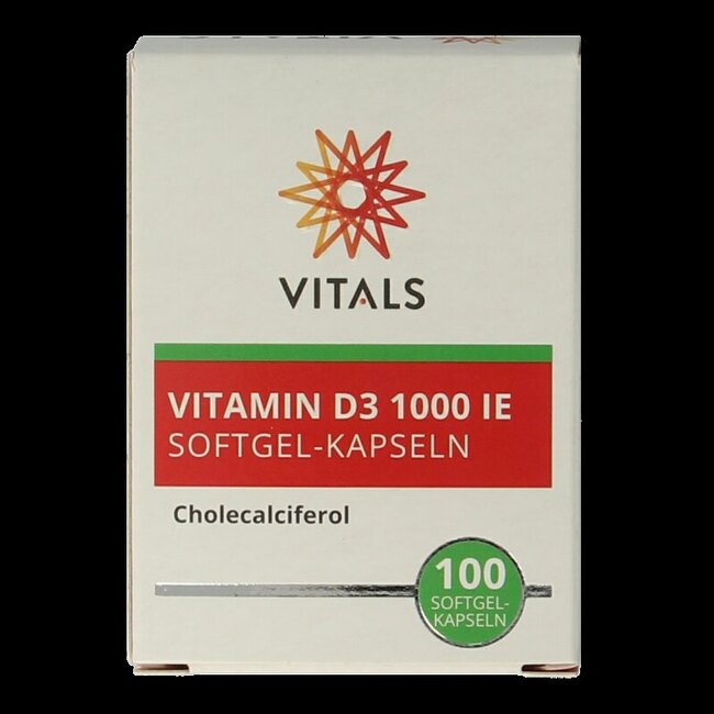 Vitamine D3 1000IE 100 Softgels