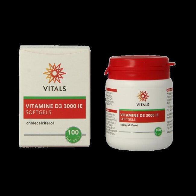 Vitamine D3 3000IE 100 Softgels
