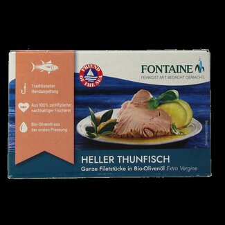 Fontaine Tonijnfilet in olijfolie bio 120 Gram