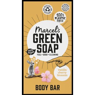 Marcel's Green Soap Pain de douche vanille & cerise 150 g