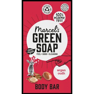 Marcel's Green Soap Pain de douche argan & oudh 150 g