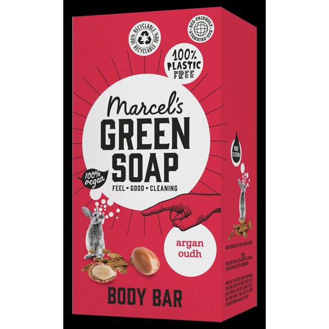 Shower bar argan & oudh 150 Gram