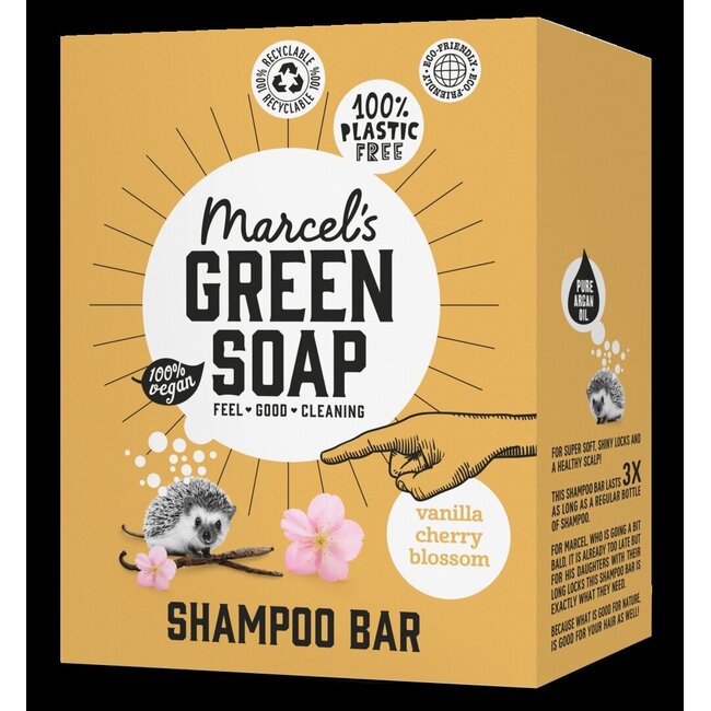 Shampoing solide vanille & fleur de cerisier 90 g