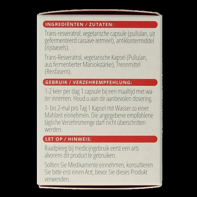 Resveratrol-VT 60 Capsules