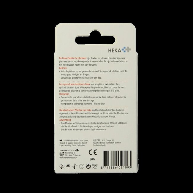 Elastische pleister 10 x 6cm 10 Stuks