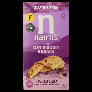 Nairns Biscuit breaks oats & fruit 160 Gram