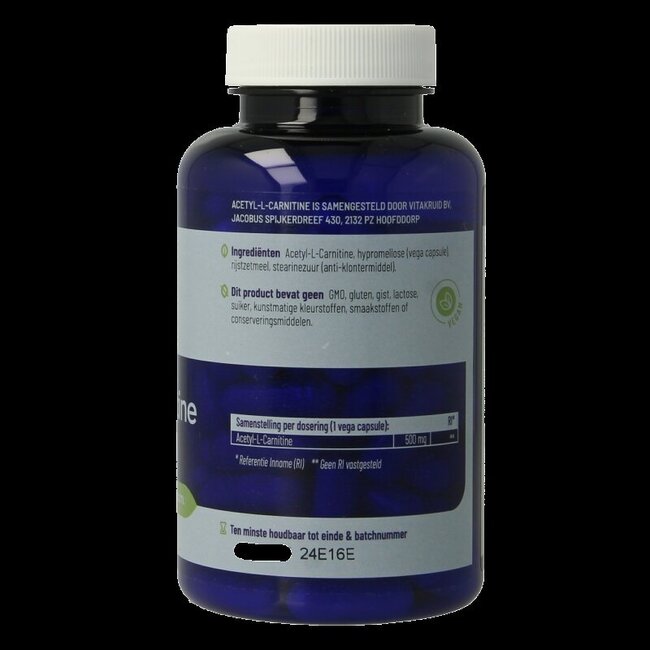 Acetyl-L-Carnitine 500mg 90 Vegetarische capsules