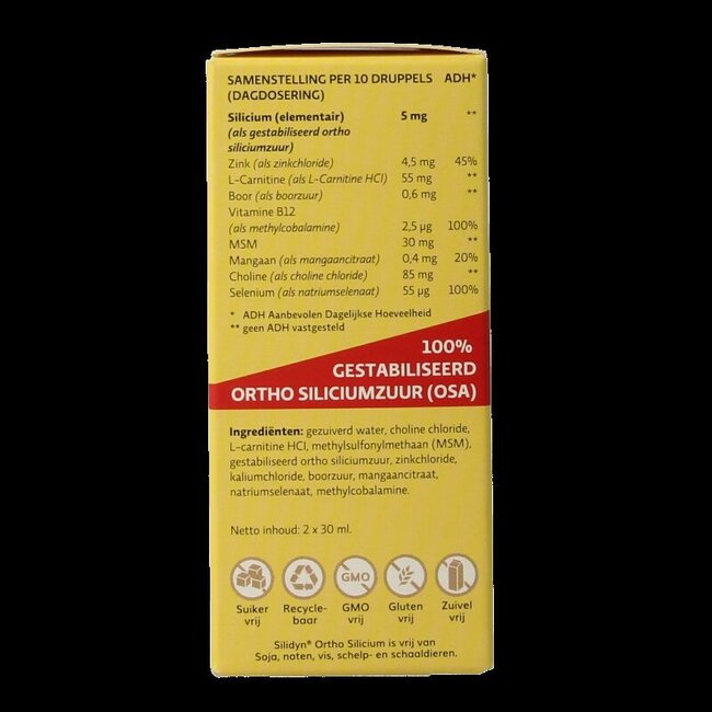 Ortho silicium duoverpakking 2 x 30ml  60 Milliliter