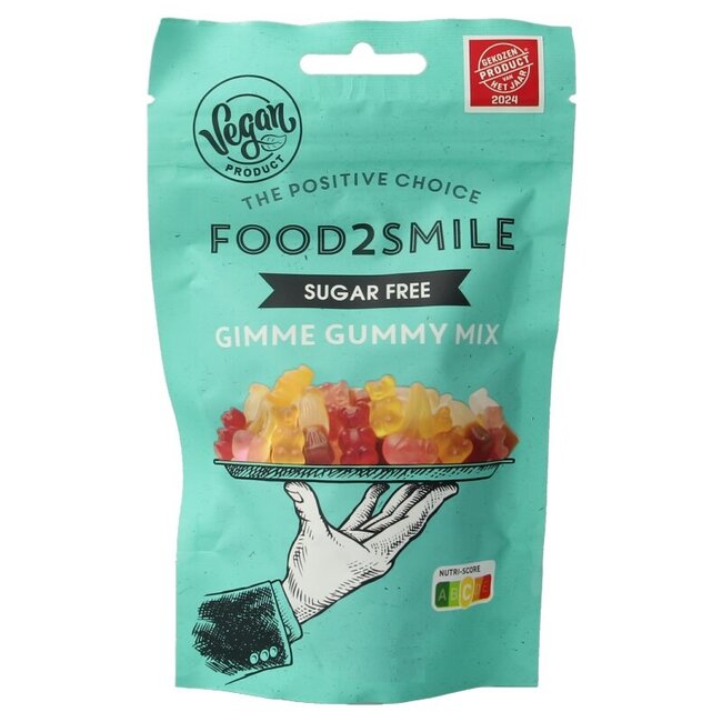 Gimme gummy mix suikervrij lactosevrij 90 Gram