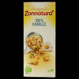Zonnatura Kamille thee 100% bio 20 Zakjes