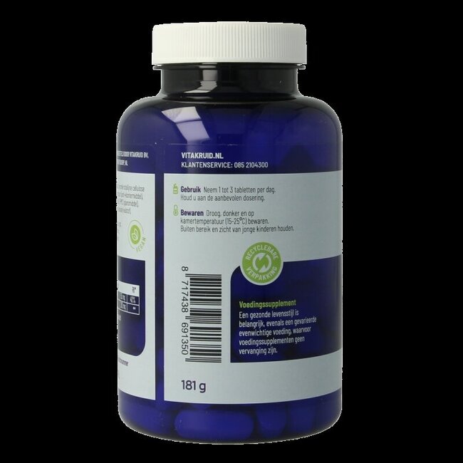 Magnesium 150 Bisglycinaat met 200mg L-Taurine 90 Tabletten