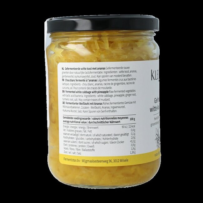 Gefermenteerde witte kool met ananas 480 Gram