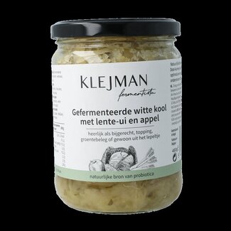 KLEJMAN Fermentista Gefermenteerde witte kool met lente-ui en appel 480 Gram
