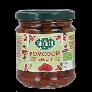 La Bio Idea Zongedroogde tomaten in olijfolie bio 190 Gram