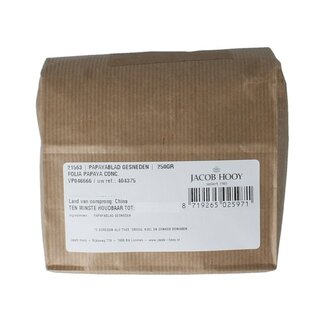 Jacob Hooy Papayablad gesneden 250 Gram