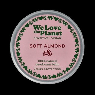 We Love Deodorant balm soft almond sensitive vegan 35 Gram