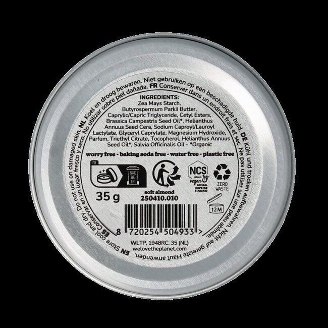 Deodorant balm soft almond sensitive vegan 35 Gram