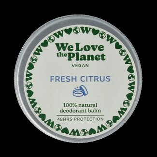 We Love Deodorant balm fresh citrus vegan 35 Gram