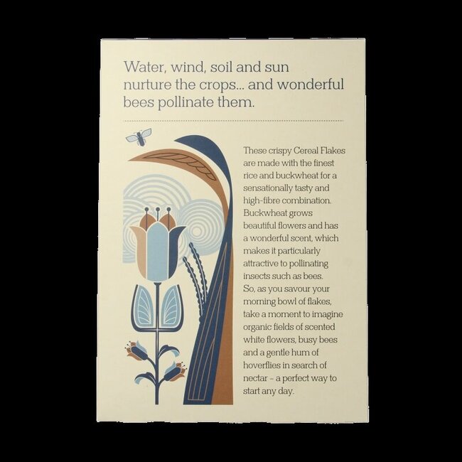 Glutenfree fibre flakes bio 375 Gram