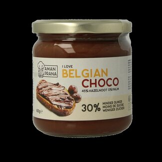 Amanprana I love Belgische choco bio 400 Gram
