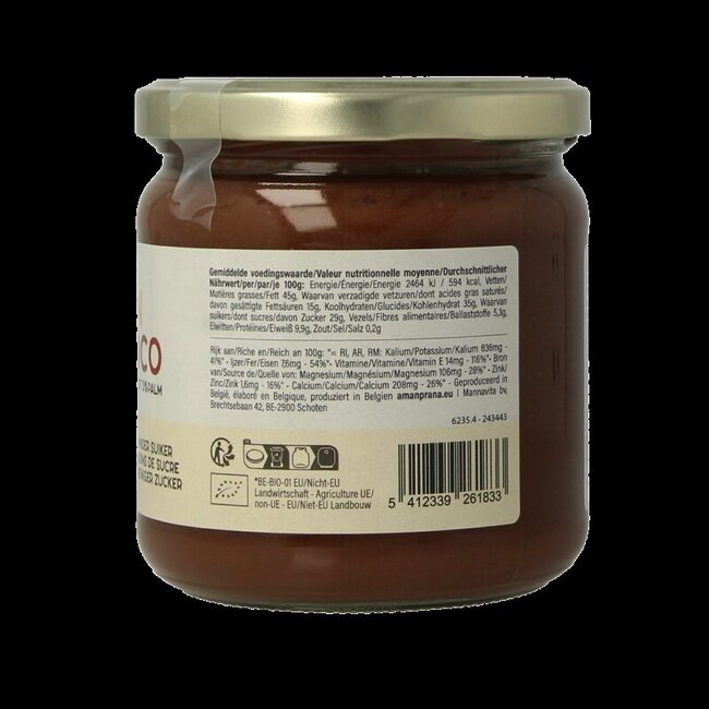 I love Belgische choco bio 400 Gram