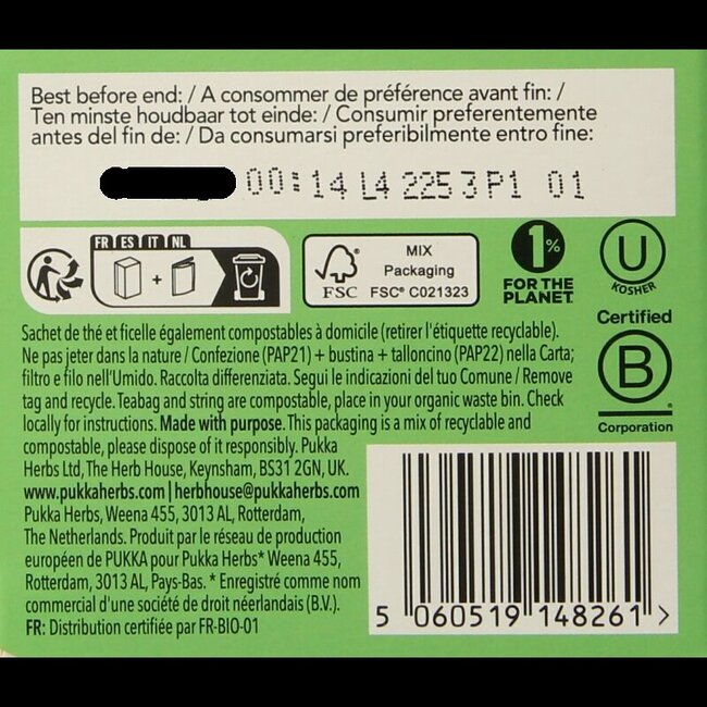 Radiance bio 20 Zakjes