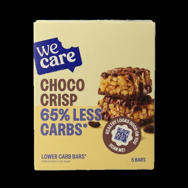 Lower kcal/carb bars choco crisp 150 Gram
