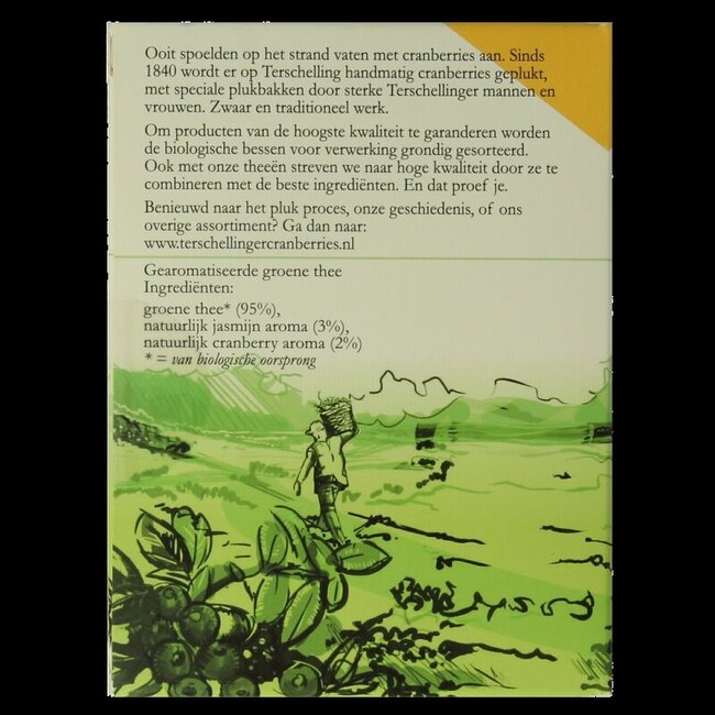 Groene thee cranberry bio 18 Zakjes