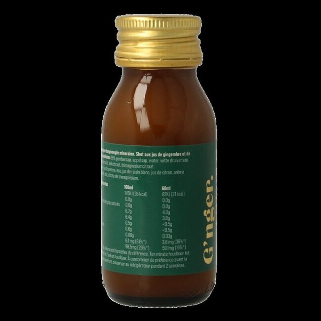 Shot gember vruchtensap after party 60 Milliliter
