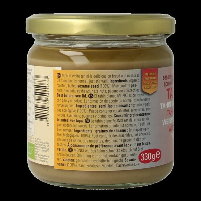 Witte tahin bio 330 Gram