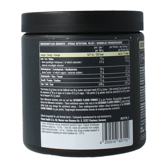 Flavn tasty dark cookie crumble 250 Gram