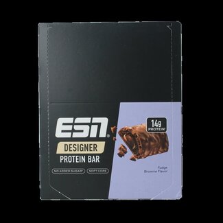 ESN Fudge brownie bar 45g 12 Stuks