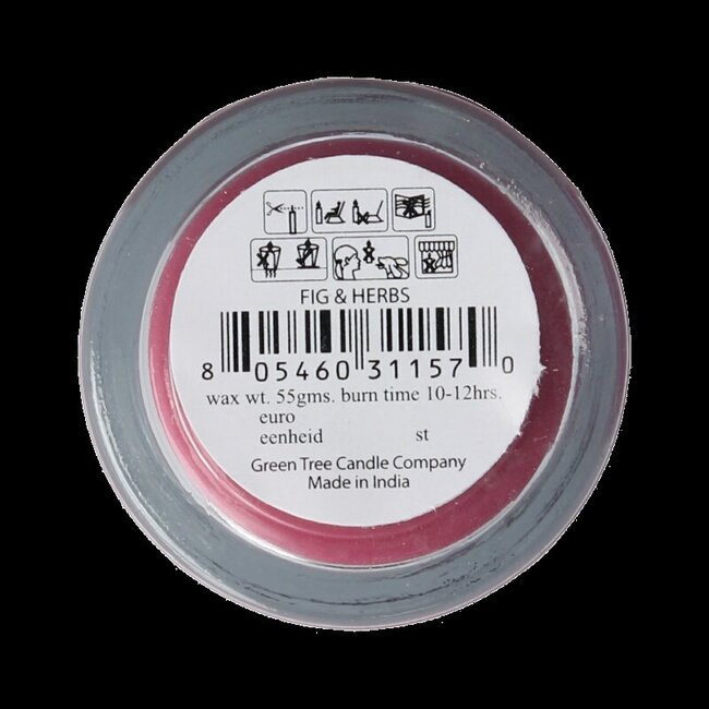 Bougie parfumée figues et herbes votive 55 g