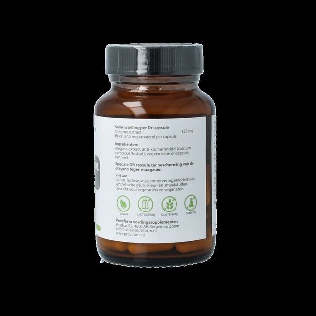 Oregano carvacrol extract 60 Vegetarische capsules