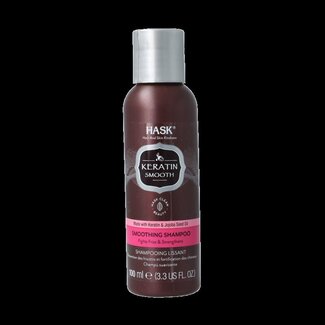HASK Keratin protein smoothing shampoo travel size 100 Milliliter
