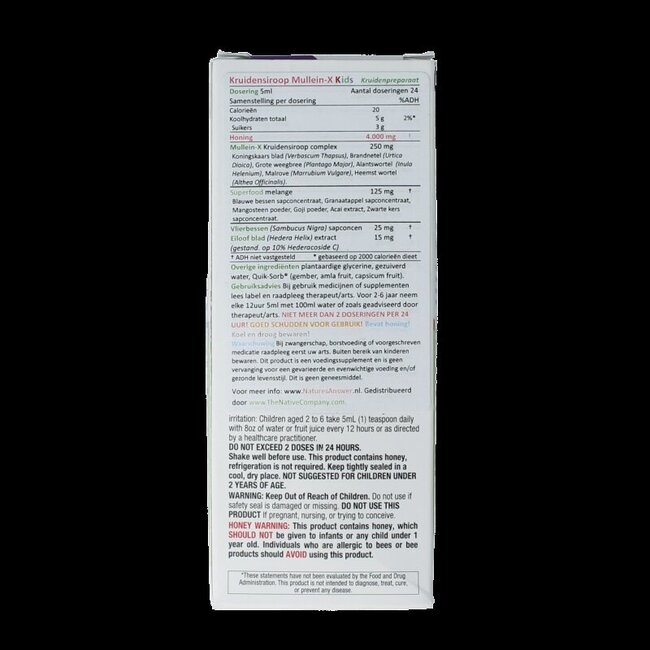 Boisson aux herbes pour enfants Mullein X 120 ml