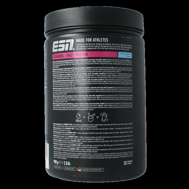 Designer whey straciatella 908 Gram