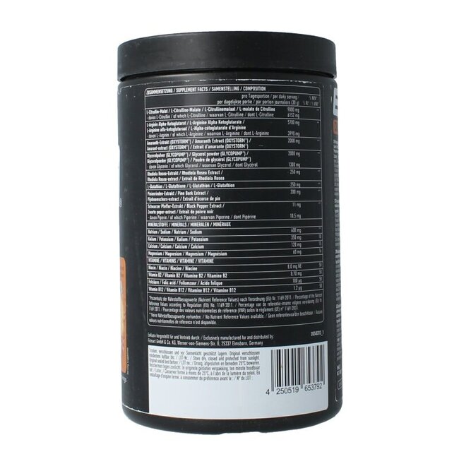 Crank pump pro peach iced tea 450 Gram