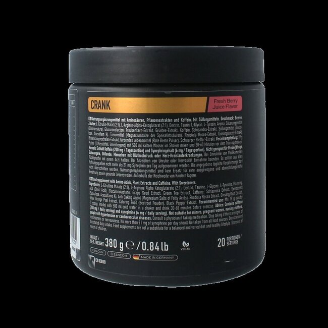 Crank fresh berry juice 380 Gram