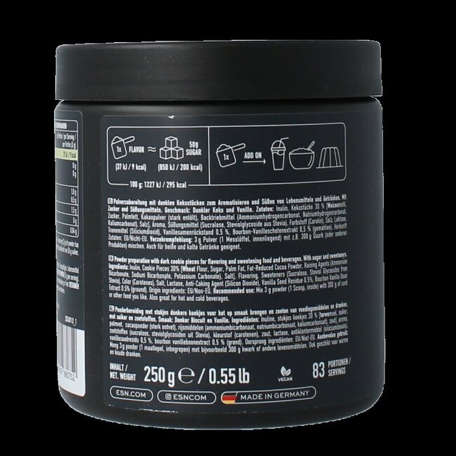 Flavn tasty black & white vanilla 250 g