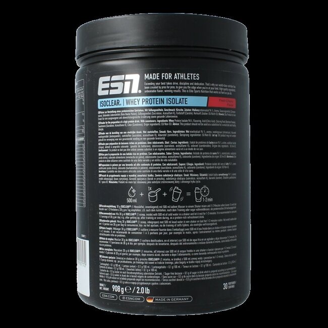 Isoclear whey isolate cerise 908 g