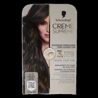 Schwarzkopf Creme supreme 5-0 bruin 1 Stuks