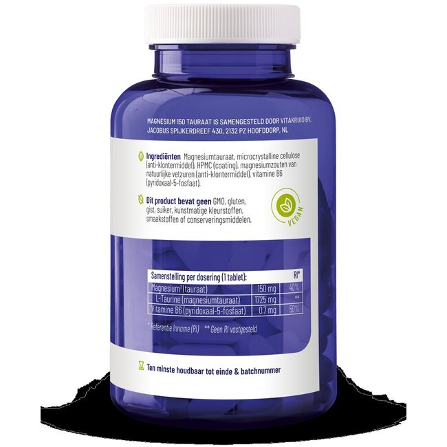 Magnesium 150 tauraat 90 Tabletten