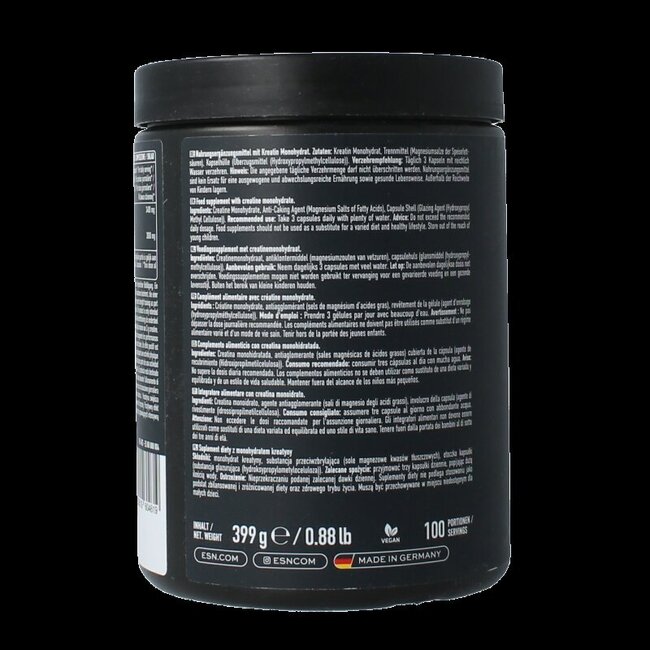 Ultrapure creatine monohydrate 300 Capsules