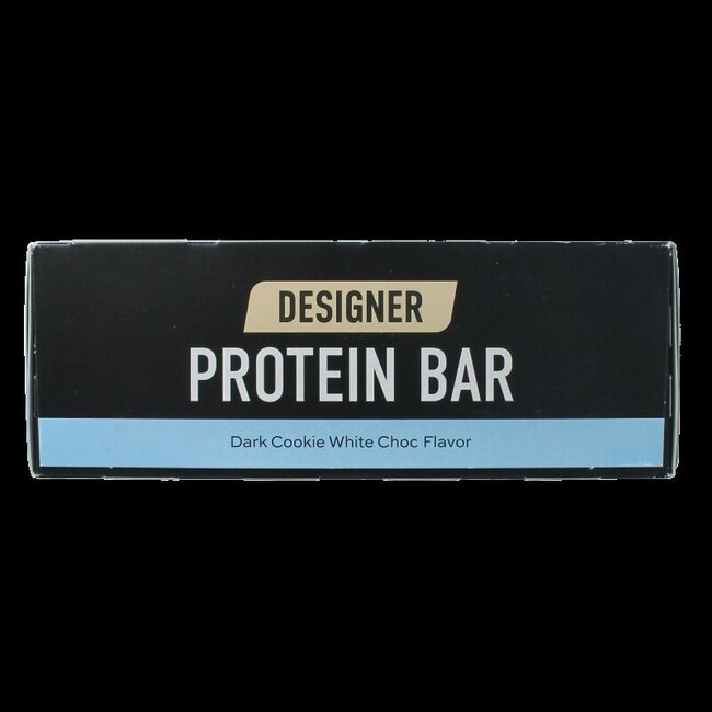 Dark cookie white chocolate bar 45g 12 Stuks