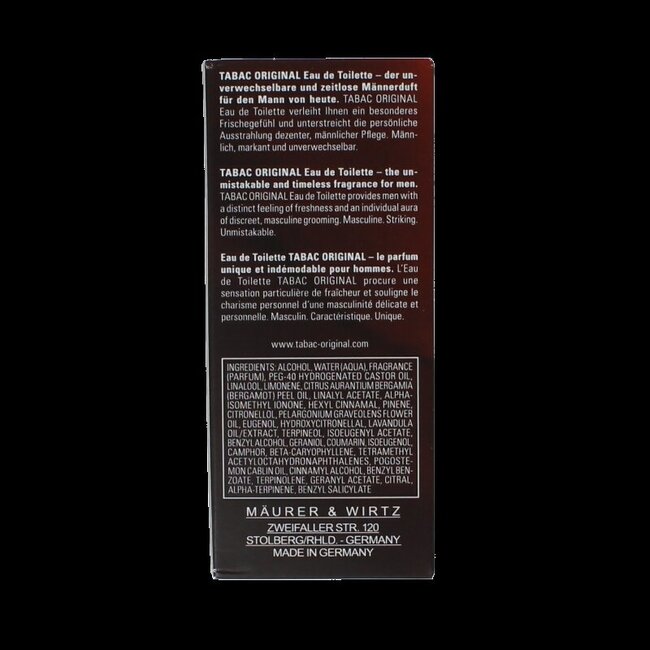 Original eau de toillette natural spray 50 Milliliter