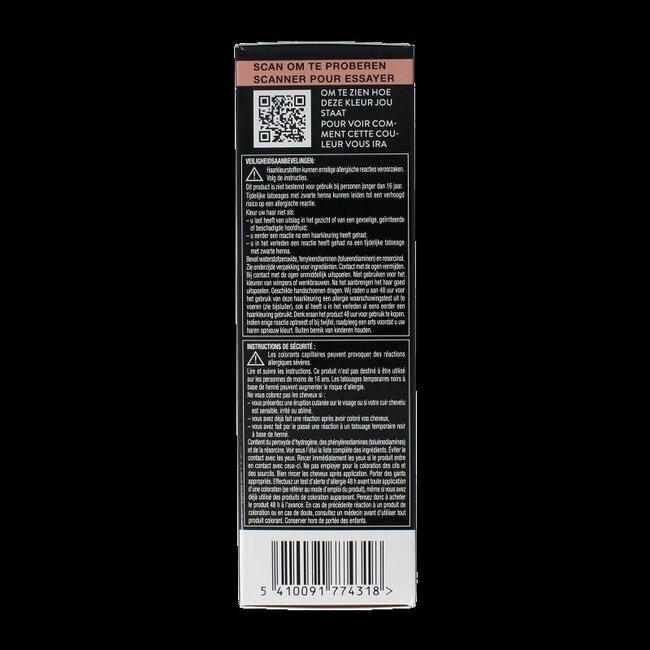 Color baseline 4-15 dusty chrome 1 Set