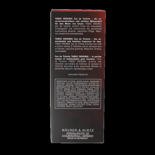 Original eau de toilette natural spray 100 Milliliter