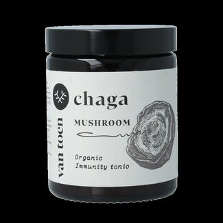 Van Toen Chaga poeder bio 80 Gram